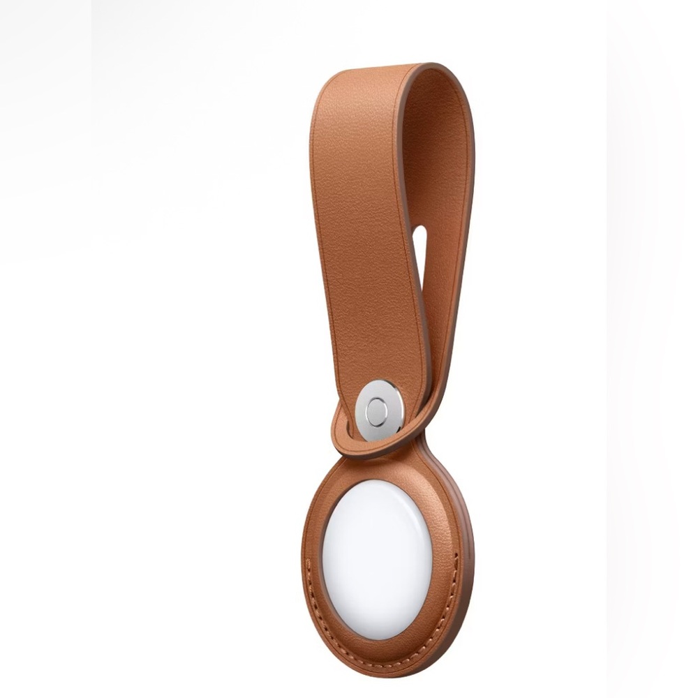 Apple AirTag Leather Loop in Tan - Picture 4 of 5
